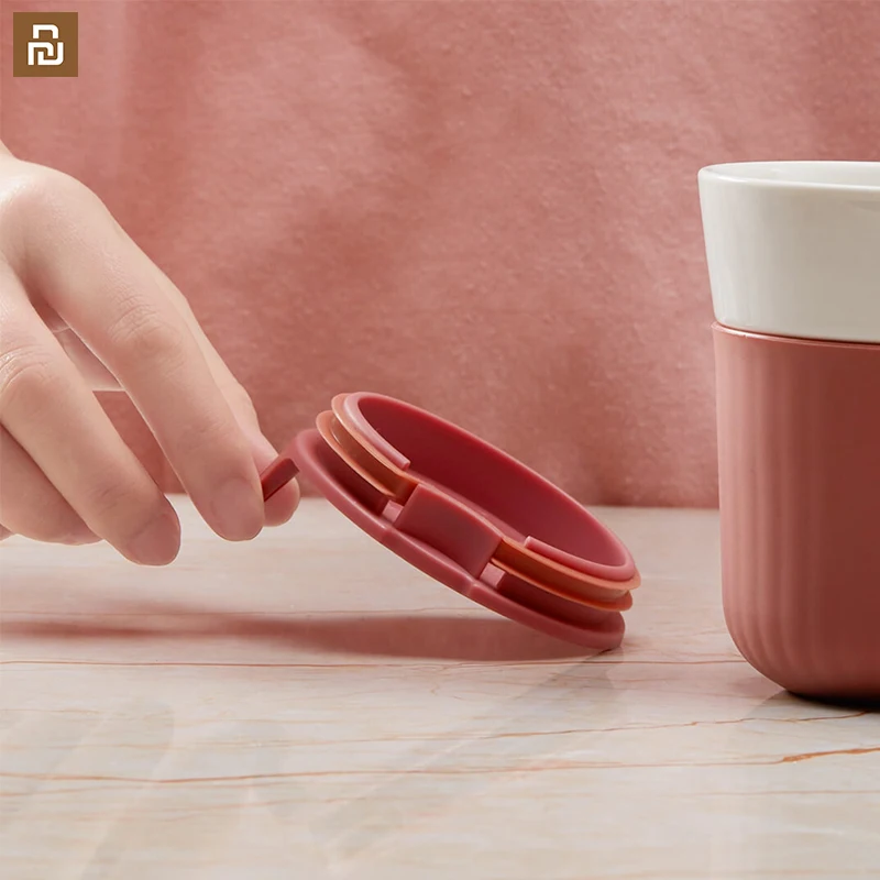 Керамическая чашка для кофе модная простая и молока теплые чашки с силиконовым