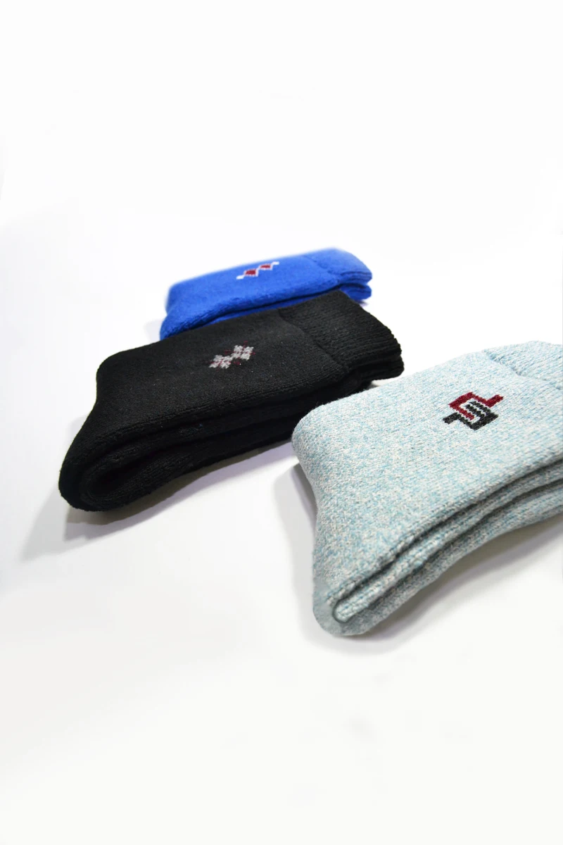 Iconsocks Unisex 3 PCs Ultra Thick Effective Thermal Winter Socks Saks Kombin