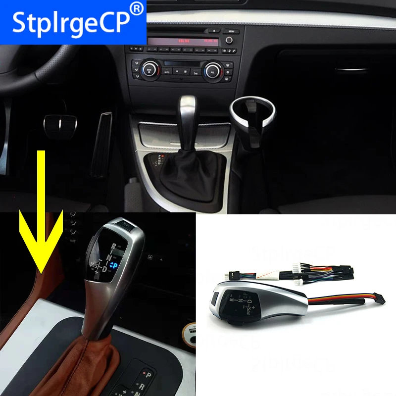 Светодиодный ная ручка переключения передач для BMW 1 серии 2019-2004 E81 E87 E82 E88 |