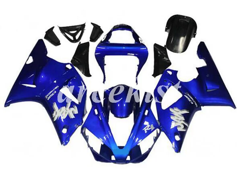 

New ABS Fairings Kits Fit For Yamaha YZF 1000 R1 00 01 YZF-R1 2000 2001 Motorcycle Fairing Body set Cowling Blue