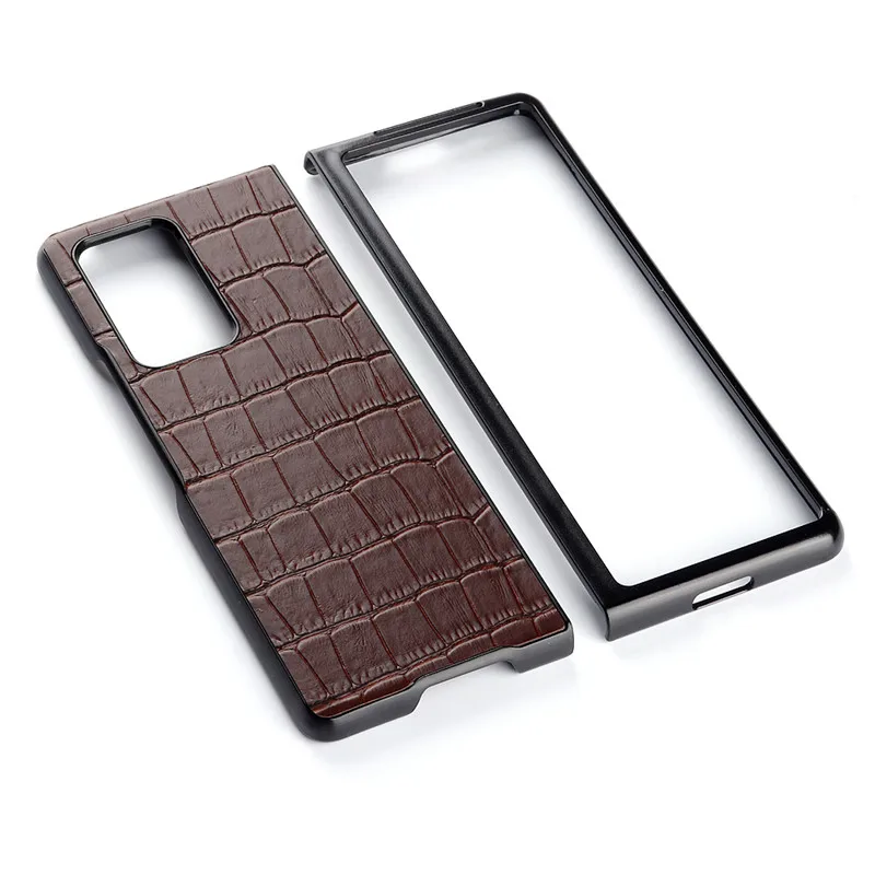 

2021 Style A Genuine Leather Case For Huawei Mate X2 Case 8.0 inch Bumper Cover For Huawei Mate X2 Cover Protective Bag Shell C