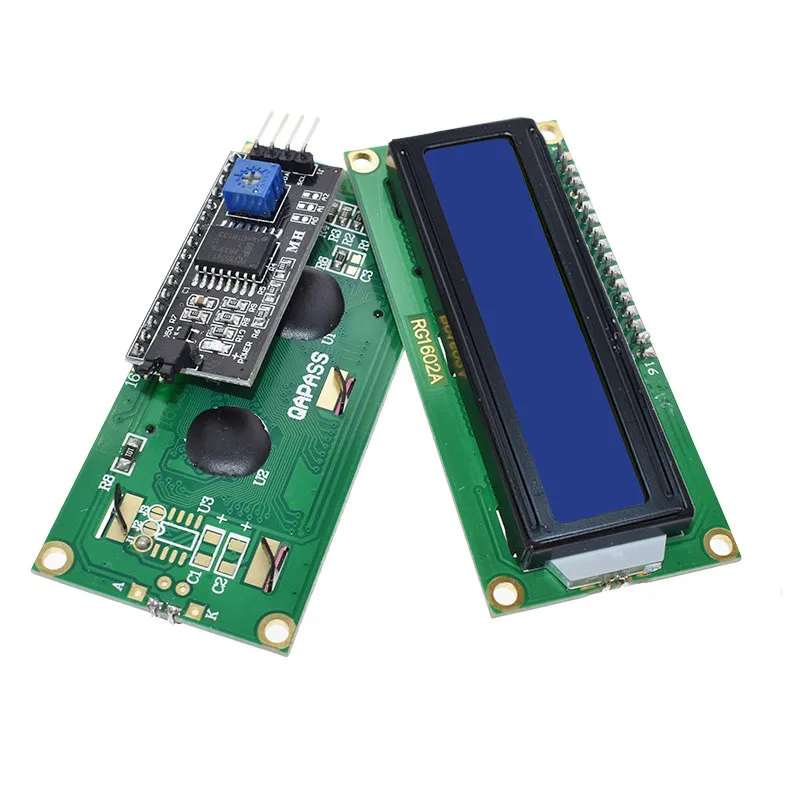 Плата адаптера для ЖК-дисплея 1602 + I2C LCD синий зеленый экран PCF8574 IIC arduino uno r3 mega2560 |