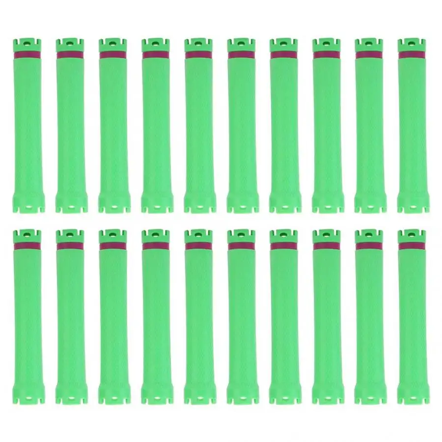 Мягкие бигуди для волос 20pcs 24V для укладки волос водонепроницаемый инструмент для красоты бигуди стержни ролики бигуди зажим плойки для волос бигуди