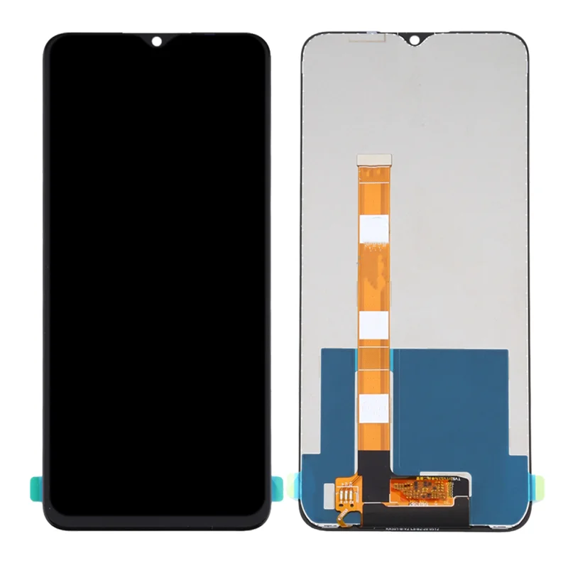 original 6 5 for realme c15 rmx2180 lcd display touch screen assembly with frame free global shipping