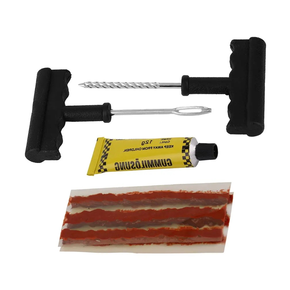 

Delicate Car Tubeless Tyre Puncture Plug Repair Tools Kits Car-Styling Auto Accessories Motorcycle Bicycle Rubber Cement