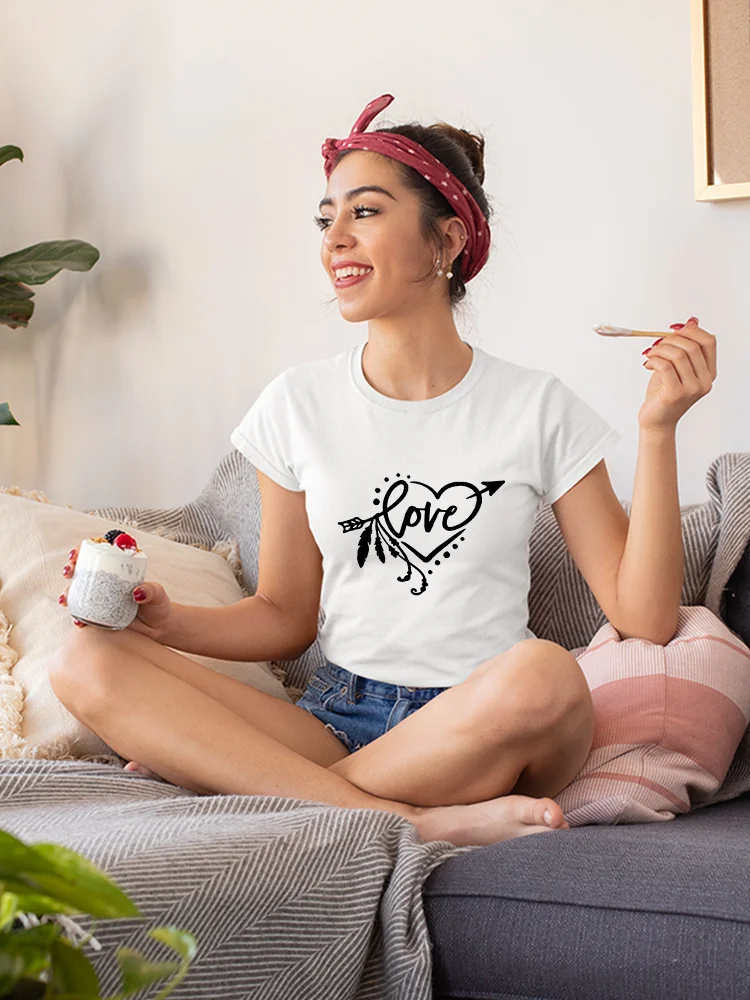 

Couple T Shirt Unisex Clothes 2022 New Valentine's Day Gift Hipster Oversize Tshirt Design Casual Streetwear Summer Wholesale