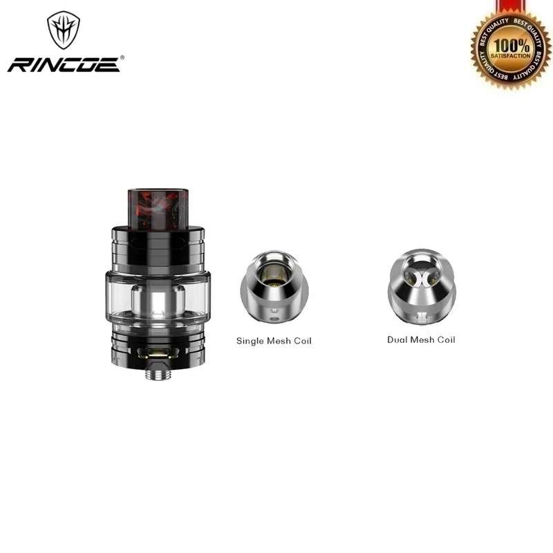 Оригинальный набор Rincoe Mechman 80 Вт Vape с питанием от 18650 батареи 4 5 мл мехман сетчатый