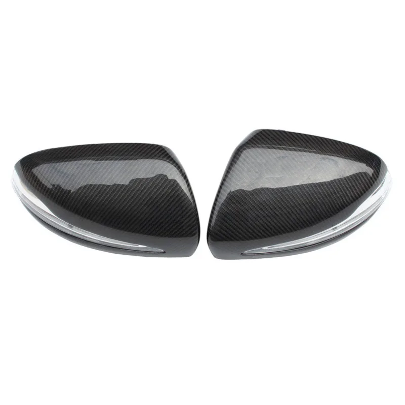 

Чехол для зеркала заднего вида из углеродного волокна, подходит для Mercedes-Benz C-Class New E-Class GLC-Class New S-Class Right Drive