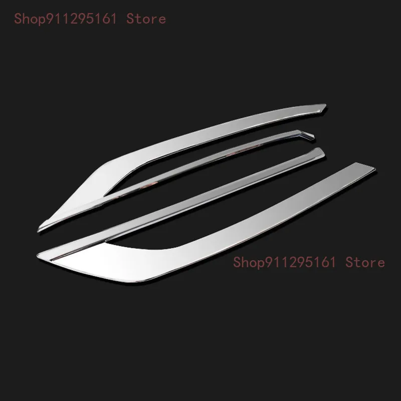 

Car Front Fog Lamp Frame Decoration Sticker Trim For Volvo S90 2016-18 Auto Fog light Trim Strips Exterior Modified Accessories