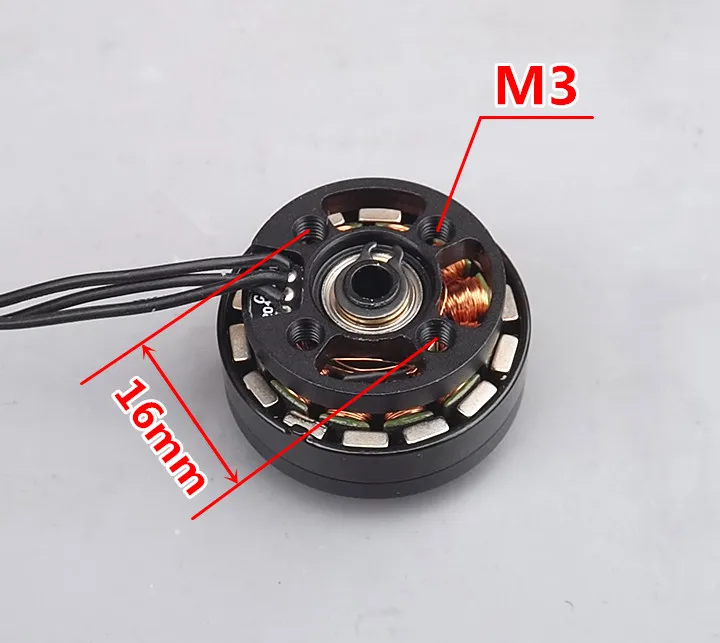 Микро PTZ gimbal двигатель drone мобильный телефон камера 2204 внешний ротор RC