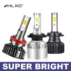 H4 H11 H7 светодиодный CSP F3 H1 9005 HB3 9006 HB4 мини головной светильник 6000 К 4300 К автомобильный светильник H8 H16 9012 9007 H13 лампы 12V 18000LM Авто HLXG