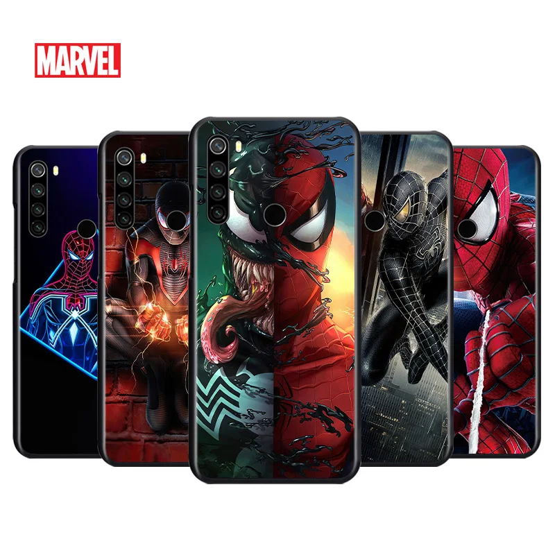 Классный мягкий чехол для телефона Marvel Человек-паук Xiaomi Redmi Note 4 4X 5 5A 6 7 8 8T 7S 9S 9T 10 10S