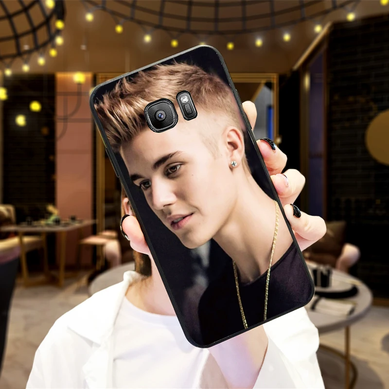 Джастин Бибер чехол для samsung S6 S7 EDGE S8 S9 PLUS Мягкий силиконовый S10 NOTE 8 9 M10 M20 M30 Coque Funda |