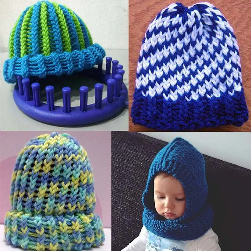 

New 4 Pcs/ Set DIY Round Circle Hat Knitter Knitting Loom Kit 4 Size 14cm 19cm 25cm 30cm KIMA88