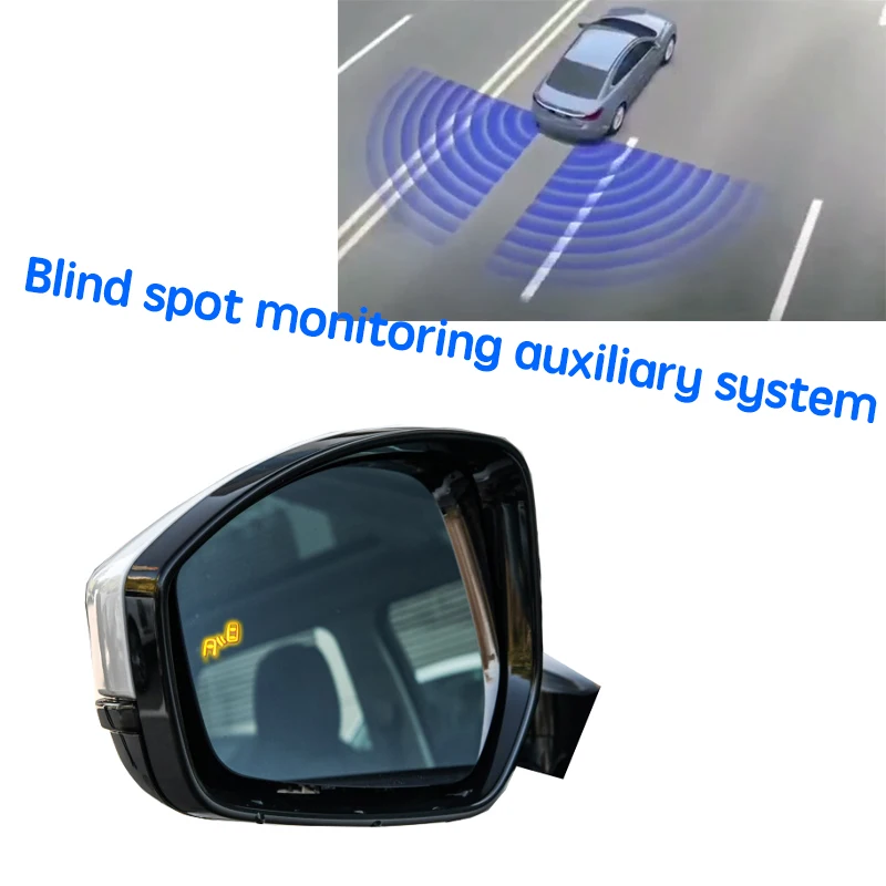 

Car BSD BSM BSA Blind Area Spot Warning Drive Mirror Rear Radar Detection System For Range For Rover Evoque L538 2014~2019