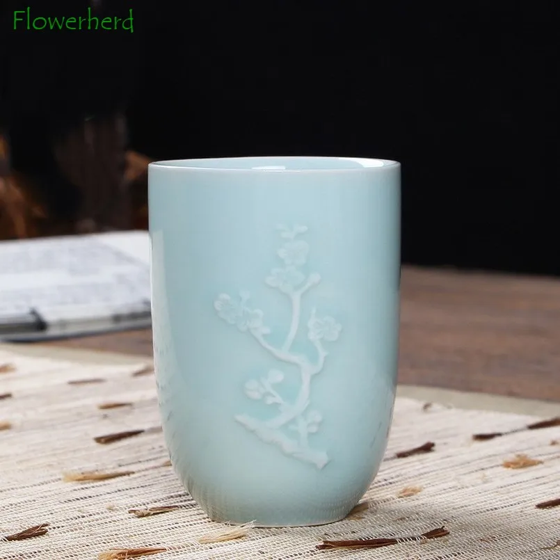 

Ceramic Tea Cup Mugs Coffee Cups Coffee Mug Teaware Coffeeware Drinkware Kung Fu Tea Set Mug Cup Celadon Water Cup