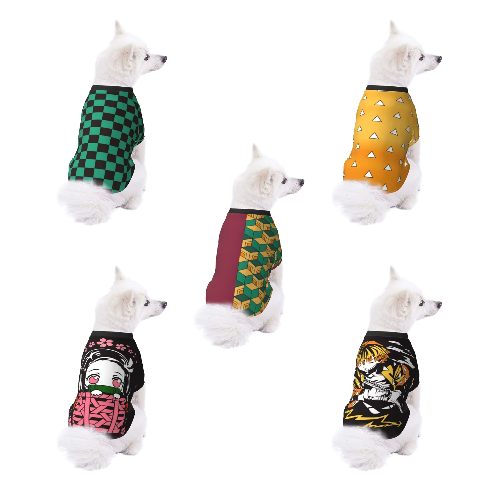 

Anime Demon Slayer Kimetsu No Yaiba Pet Dog Wear Hoodies Puppy Costume Winter Cloth Sweaters Sweatshirts Hoodie