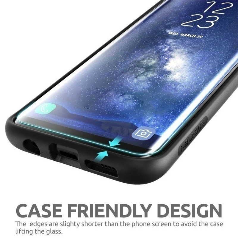 9D изогнутый протектор экрана из закаленного стекла для Samsung Galaxy S20 S10 S9 S8 S7 Edge Plus/ Note