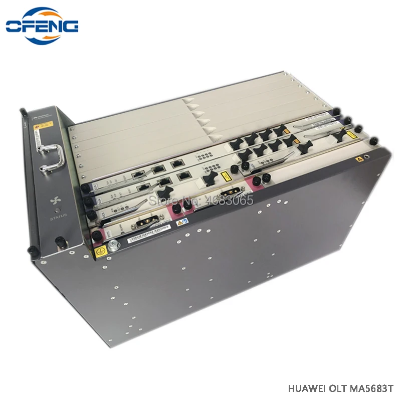 Huawei MA5683T 1G OLT Fttb/Fttc/Ftth GPON EPON + 2xSCUN 2xPRTE 2xGICF 1xGPBD/GPFD 8 PON 16 класс B C +|Оптоволоконное