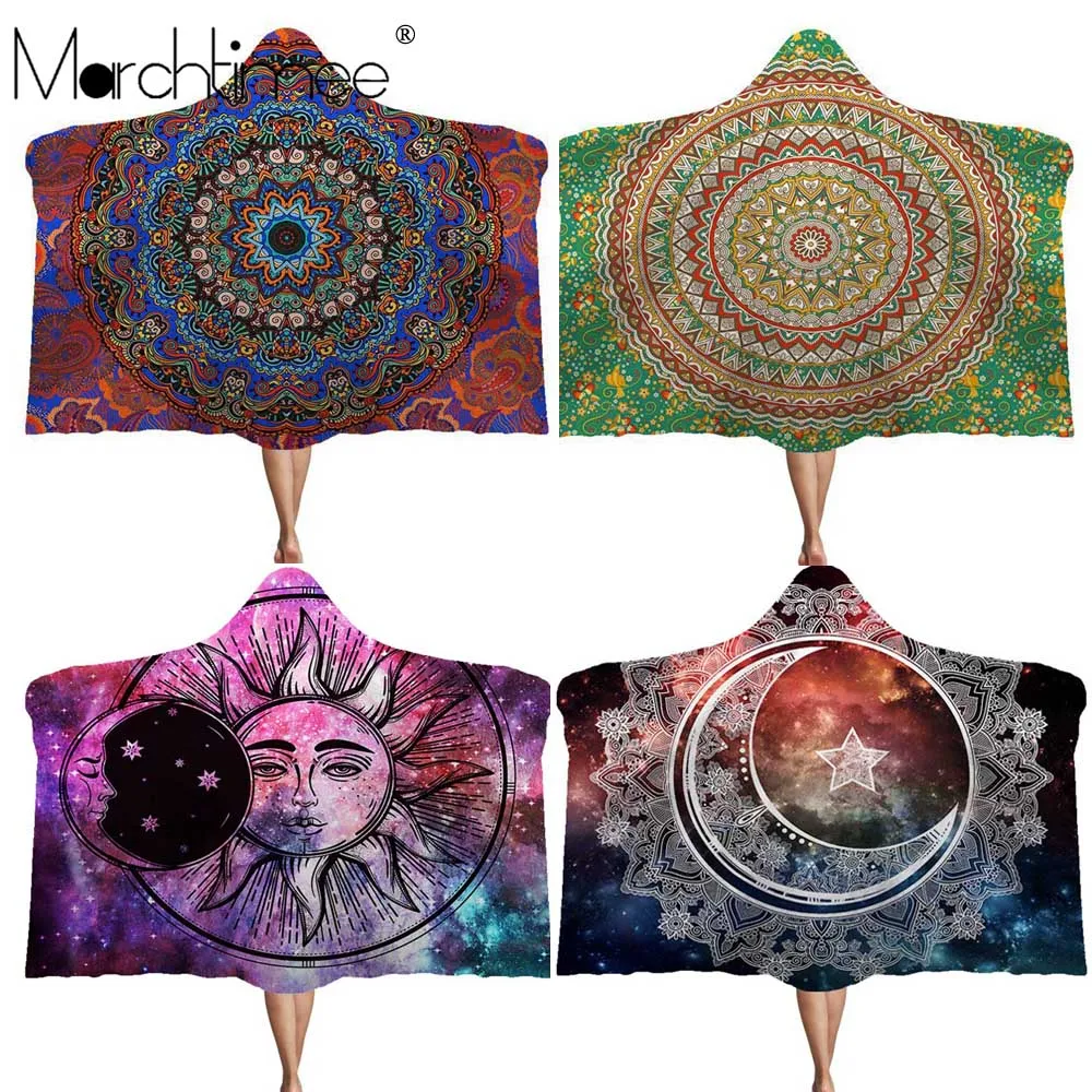 Одеяло Starry Sun Tarot с цветочным принтом гобелен муслиновое толстое одеяло из