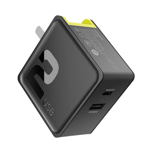Дорожное зарядное устройство Rock USB PD для samsung S10 Note 10 Plus, 2 в 1, складное зарядное устройство для телефона с европейской вилкой для iPhone 11 Pro Max - Тип штекера: US Plug
