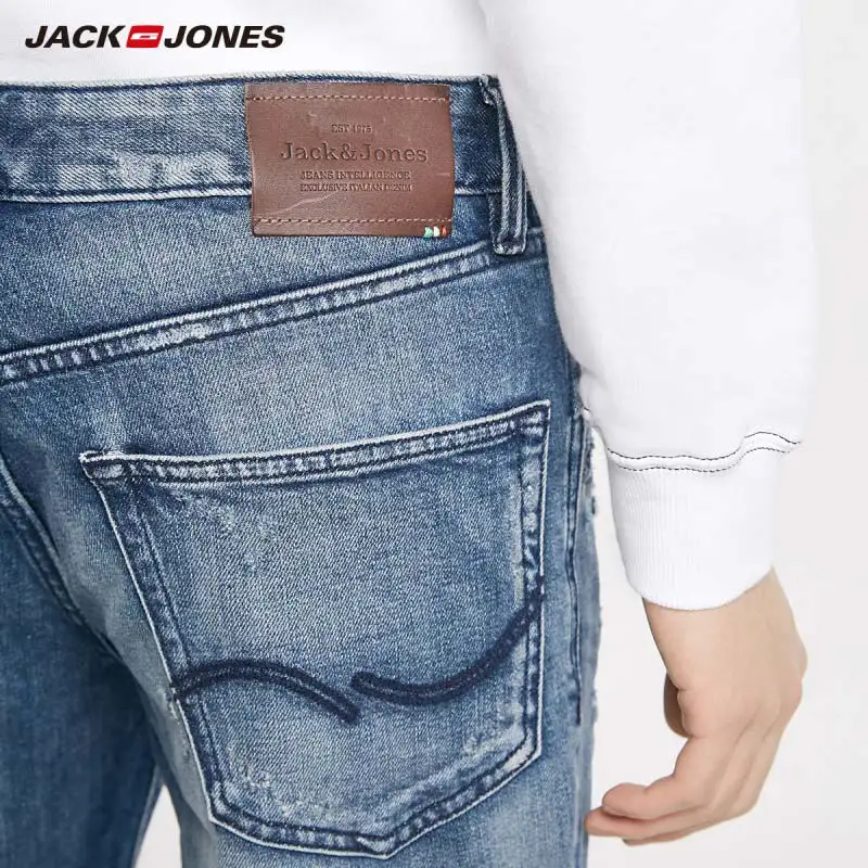 JackJones зимняя мужская мода тренд стрейч джинсы длинные брюки 218432524 | Мужская одежда