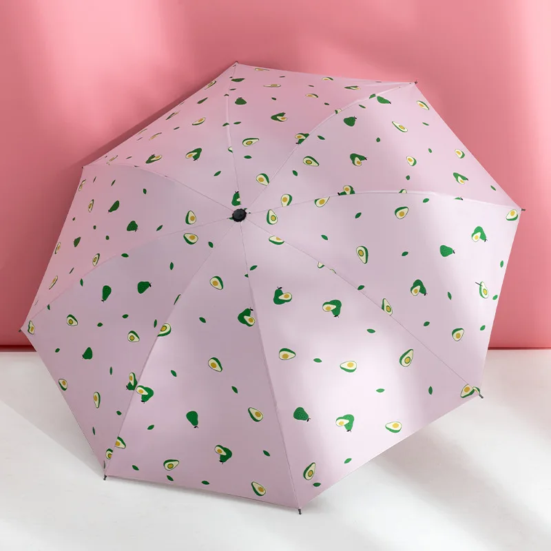 Women Fashion Fruits Umbrella UV Protection Windproof Folding Compact Outdoor Travel Sun Umbrellas Best Price Big | Дом и сад
