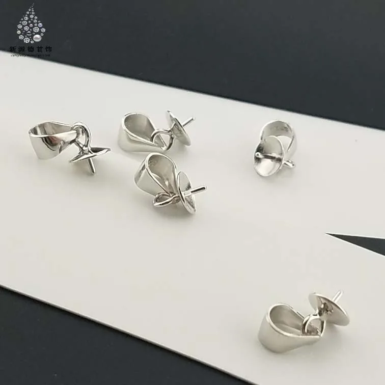 Подвеска из серебра S925 пробы с жемчугом 3/4/5 мм | Украшения и аксессуары