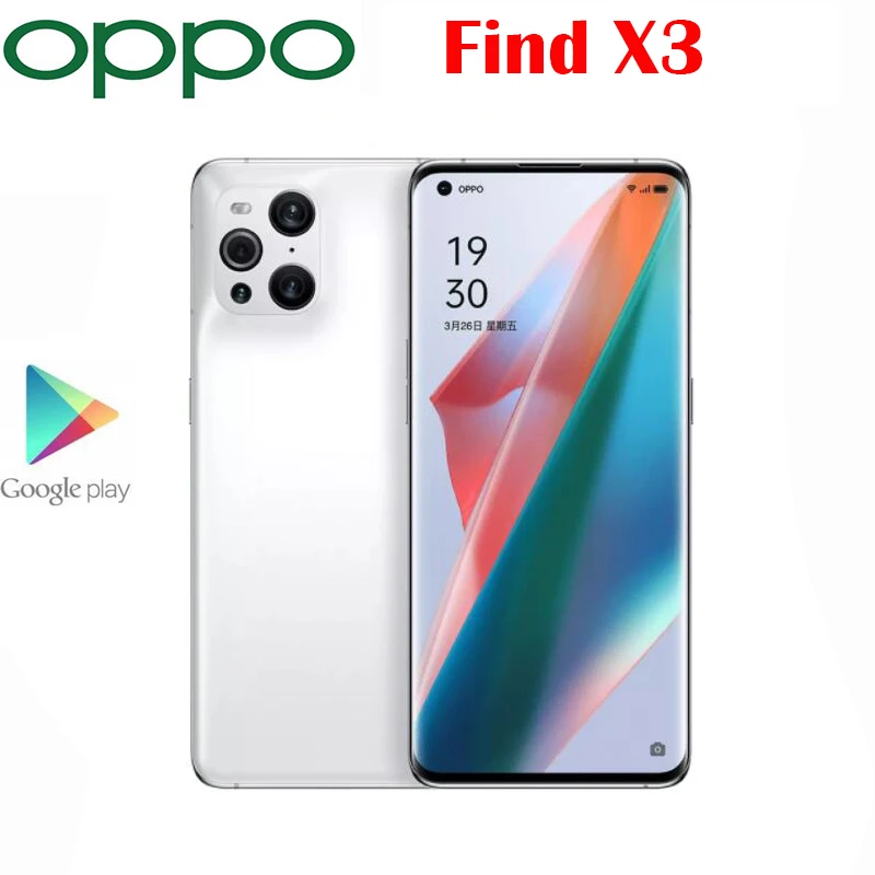 Официальный Оригинал Новое OPPO Find X3 5G смарт телефон Snapdragon 870 6 7 дюймов AOLED 50.0MP сзади