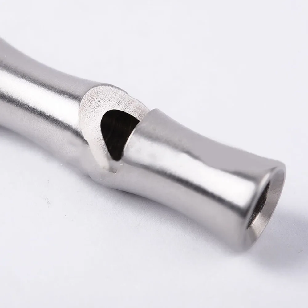 

Stainless Steel Emergency Survival Whistle Keychain For Camping Hiking Outdoor Sport Tools