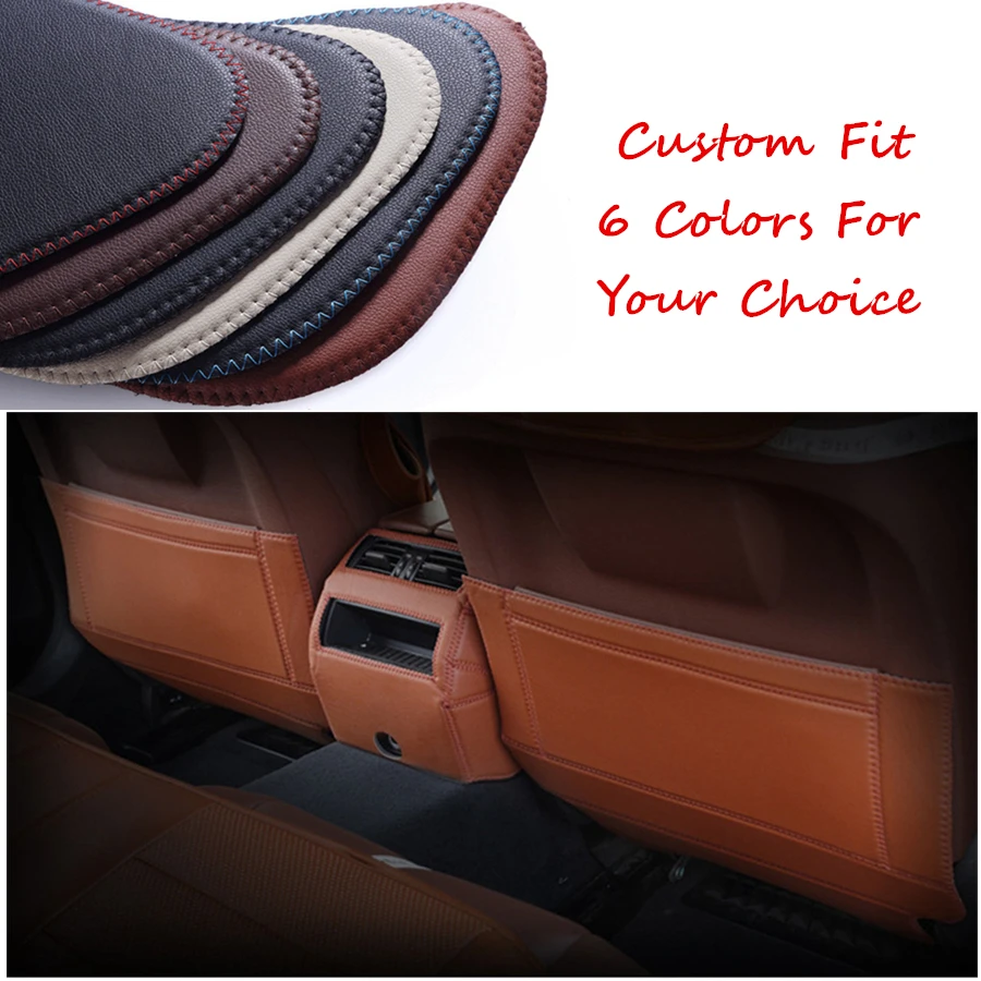 Кожаная Противоударная накладка на автомобильное сиденье для Volkswagen Touareg (2011 2018)