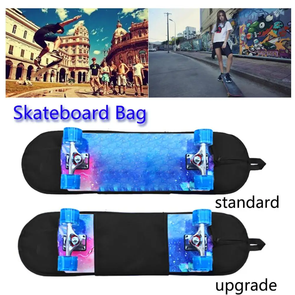 

Modern Single Shoulder Skateboard Backpack Cover Portable Longboard Carrying Bag Sport Travel Carry Storage Case Bag Accessories