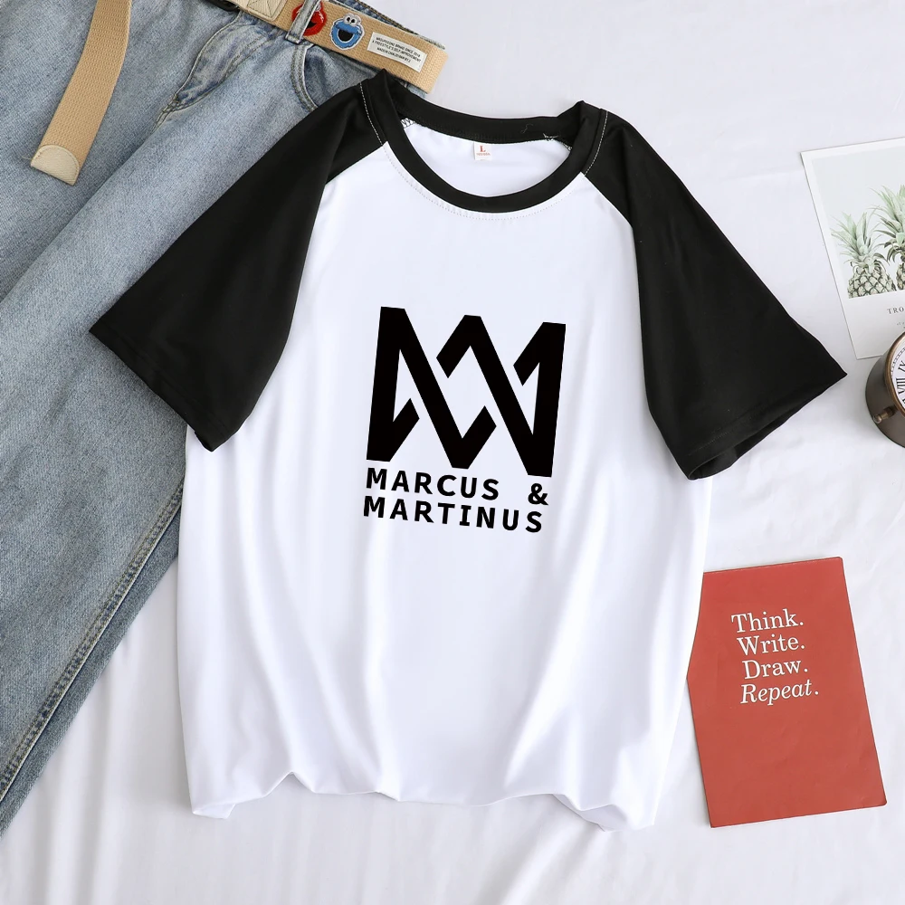 MARCUS & MARTINUS летняя футболка Повседневная Уличная одежда в стиле хип хоп модные