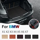 Кожаный Автомобильный Коврик для багажника BMW X1 F48 X2 F39 X3 F25 G01 X4 G02 X5 G05 X6 X7, подкладка для груза, напольный коврик для багажника, ковер, автомобильные аксессуары