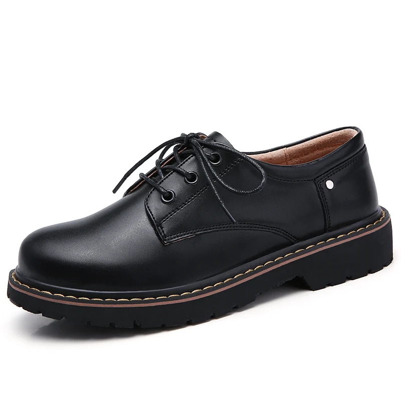 

Женские кожаные кроссовки, деловые кроссовки, небольшие кожаные туфли мартинсы, 2020