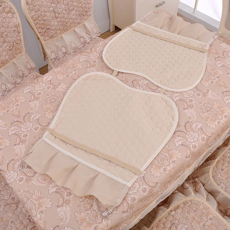 Роскошные европейские сапоги до колена обеденный стул подушки скатерть набор