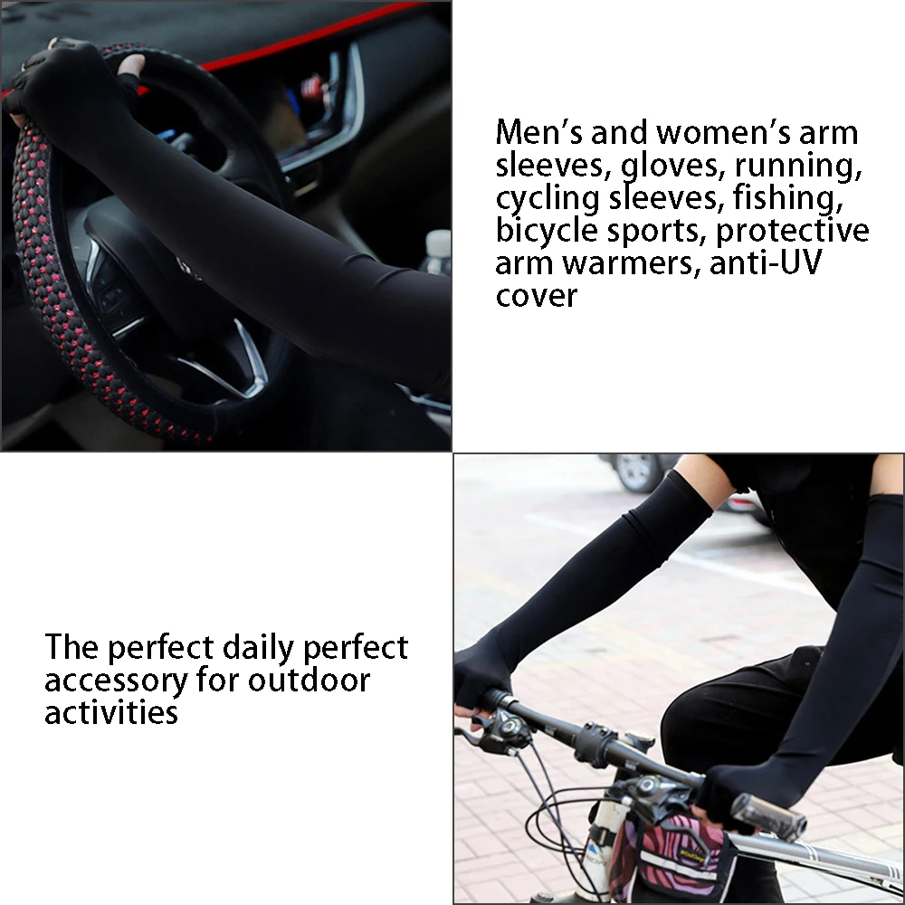 

Men's And Women's Arm Sleeves Gloves Running Cycling Sleeves Fishing Bicycle Sports Protective Arm Warmers Anti-UV Cover