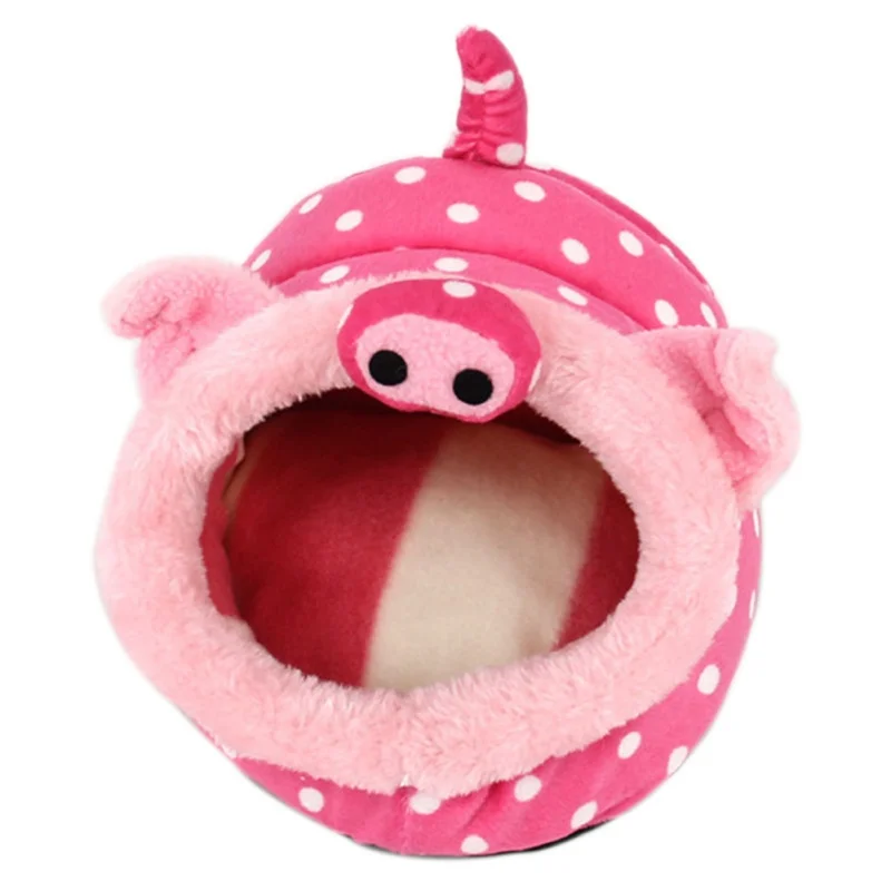 small pet rat house for hamster accessories winter warm bed mouse cotton house small animal nest for rodent guinea pig rat hedge free global shipping