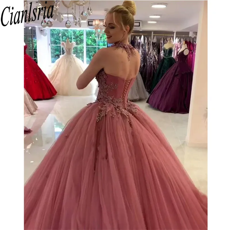 

Милое платье Quinceanera, аппликация, шнуровка, сексуальная открытая спина, маскарадное милое Тюлевое ТРАПЕЦИЕВИДНОЕ ПЛАТЬЕ невесты 16 цветов