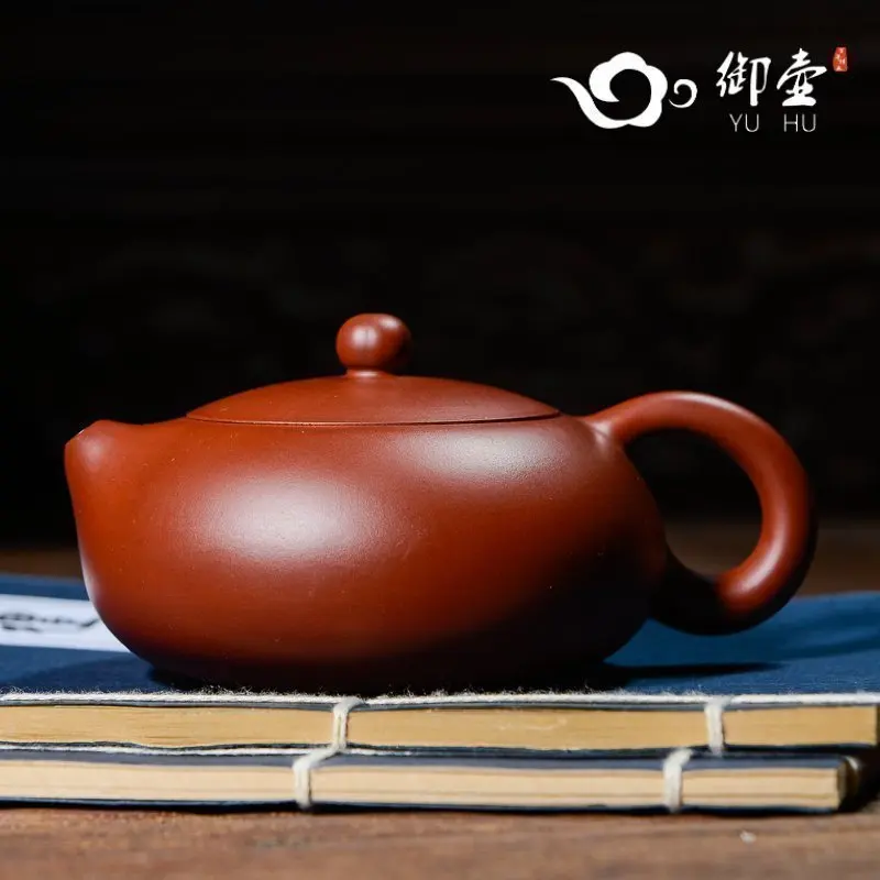 

Royal pot recommended yixing teapot household all hand pure mud dahongpao zhu bian xi shi real kung fu tea set