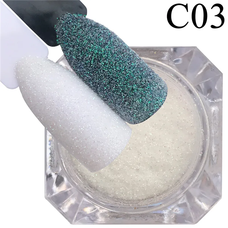 1 шт. кристаллический порошок голографический блестящий для ногтей сахара пыль