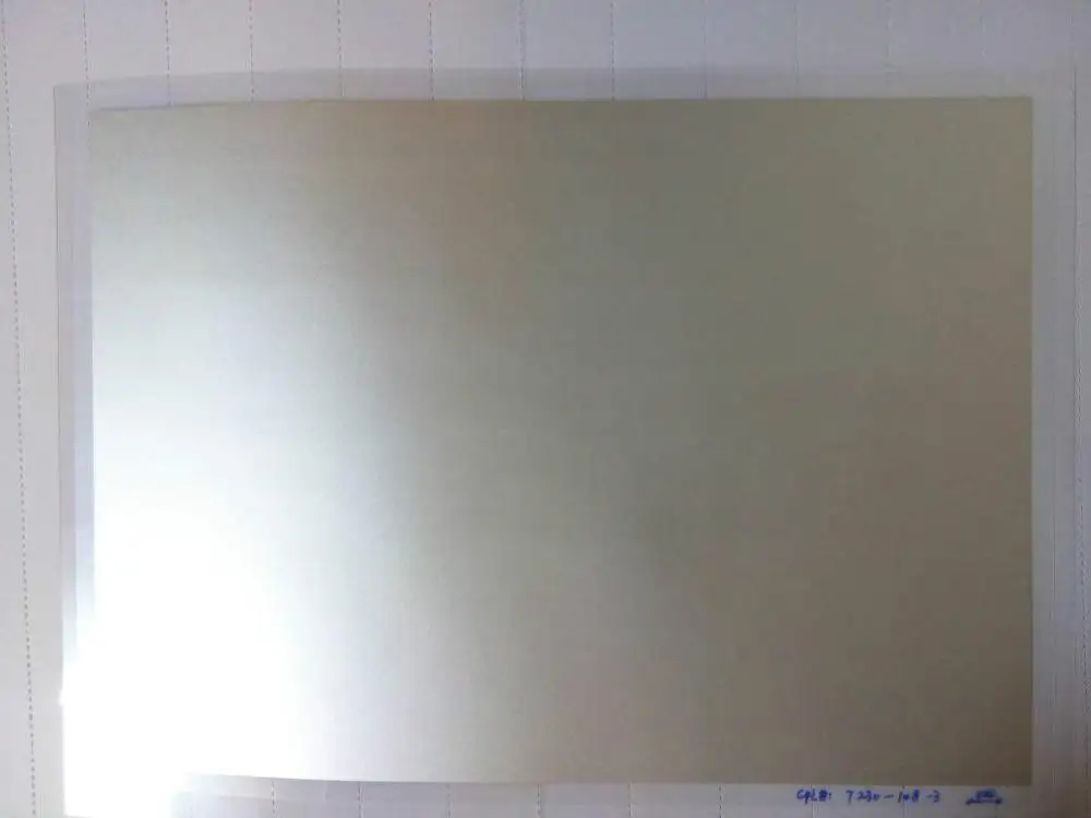 Посеребренная PVDF пьезоэлектрическая пленка поляризованная PVDF пьезоэлектрическая пленка Размер 203*280 мм/лист
