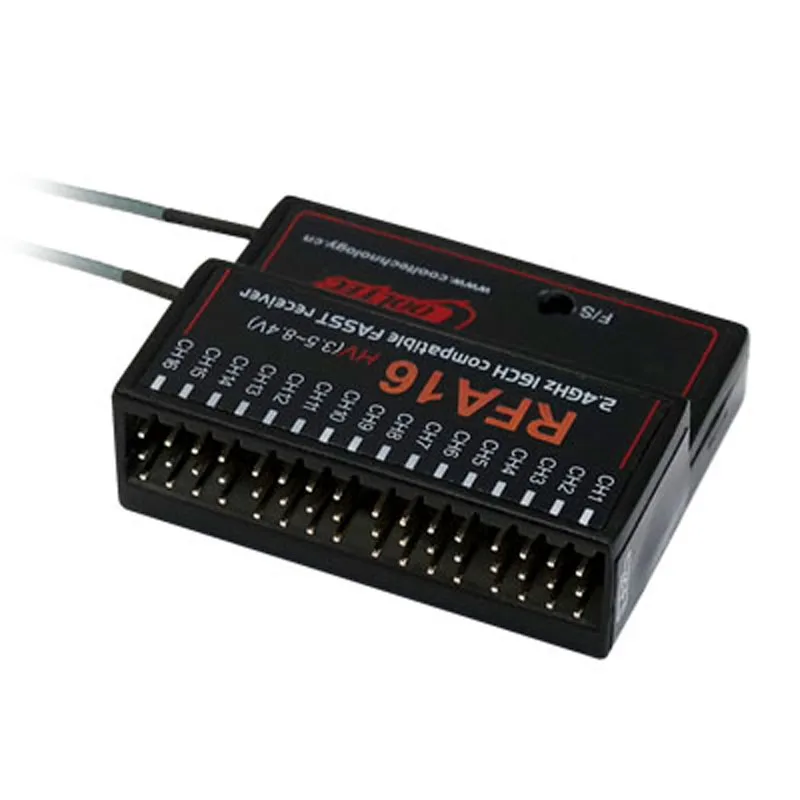 Cooltech RFA16 16ch Futaba Fasst совместимый приемник для 6EX 7C 8FG 10CG 12FG 14MZ 14SG 18MZ | Электроника