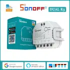 Умный мини-выключатель SONOFF DUAL R3, Wi-Fi, с голосовым управлением