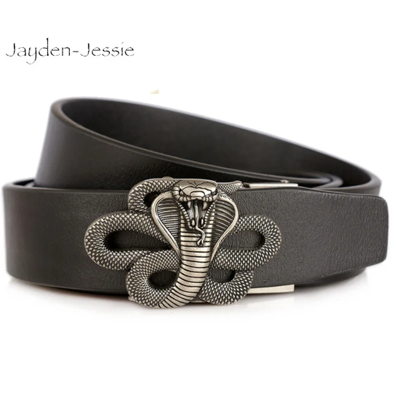 Новый Кобра Автоматическая пряжка ремень высокого класса повседневные мужские