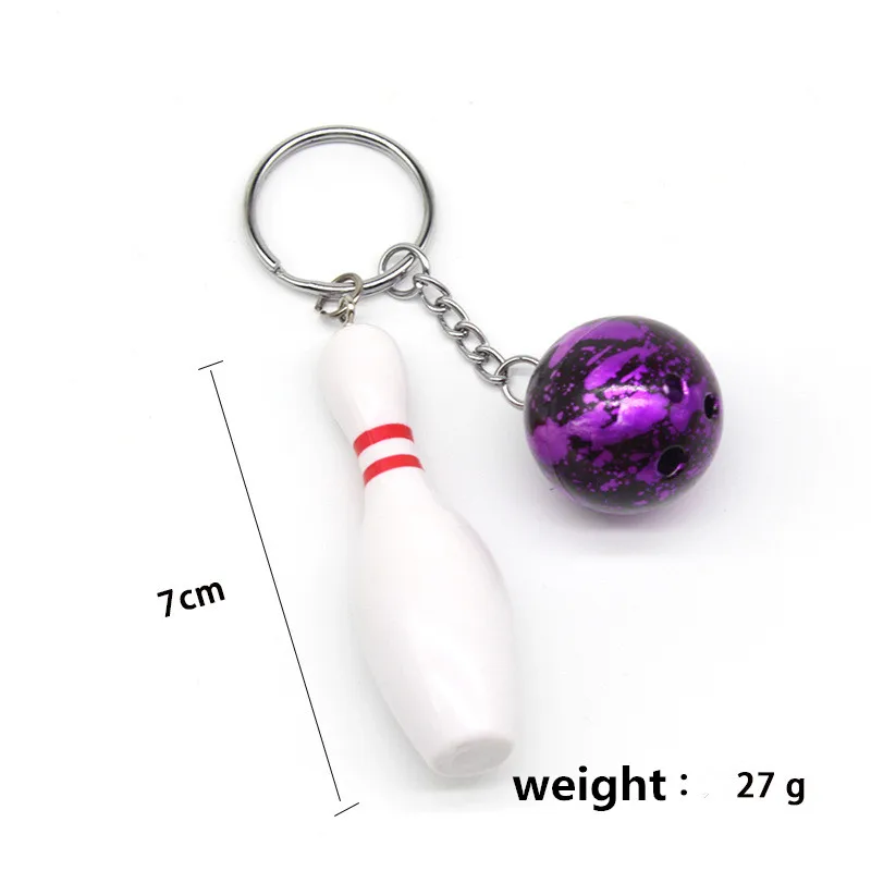 1 шт. брелки для боулинга спортивный автомобиль подвесной брелок с подвесками в