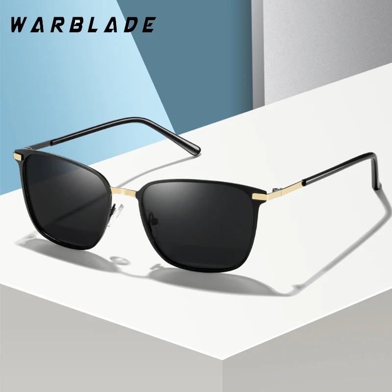 

Мужские зеркальные очки для вождения, поляризационные солнцезащитные очки в классической квадратной металлической оправе, лето 2021