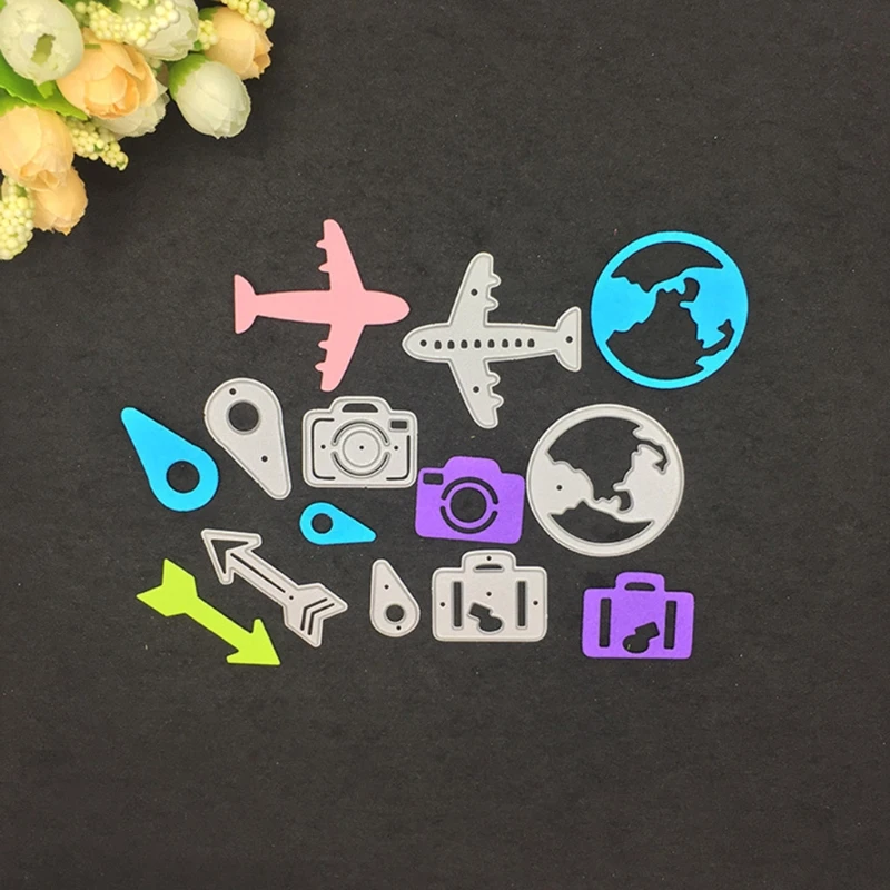 

5 Pcs Child Jigsaw Puzzles Die Cuts Mold Metal Embossing Dies Cutting Stencils for Scrapbooking DIY Album Paper Cards Art Craft