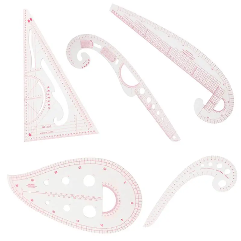 Швейные инструменты 5 шт шьют французские кривые метрические формы линейки мерки
