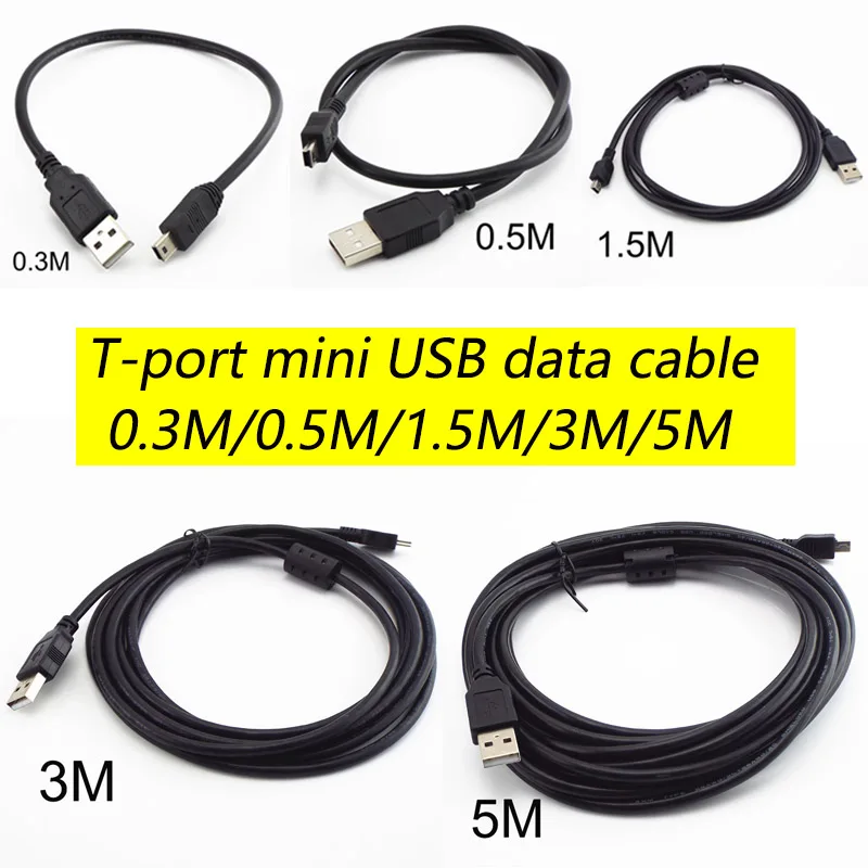 Мини USB кабель t порт мини для передачи данных 0 3 м 5 1 к быстрое зарядное устройство